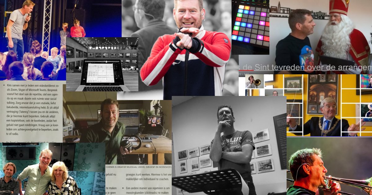 Verzamel afbeelding tijdens corona.